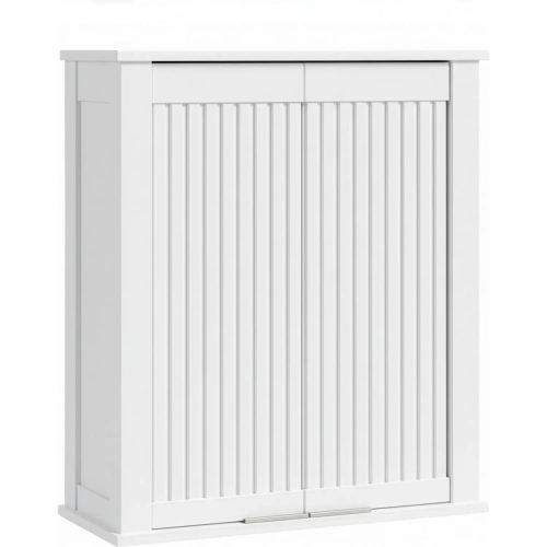 Reddick 24" Wall Medicine Cabinet in White Wood