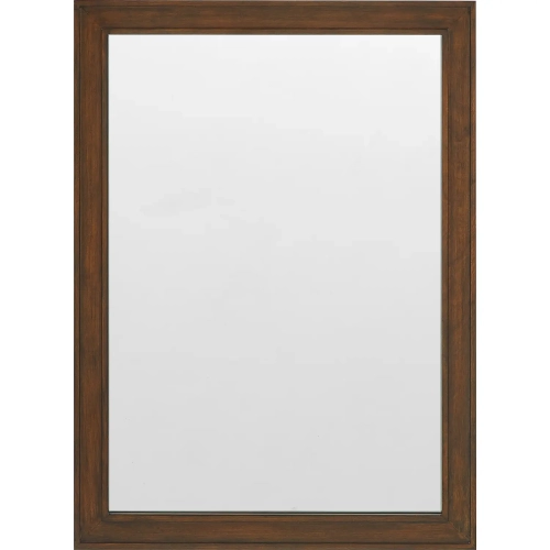 LaRay 22" Mirror in Cherry Brown Wood