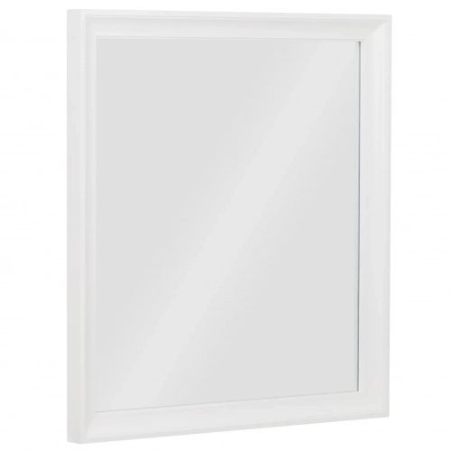 Athens 28" Bathroom Mirror in White Finish Wood