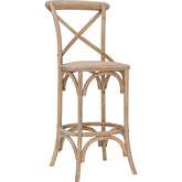 Roxy 30" Bar Stool in Gray Wash Wood