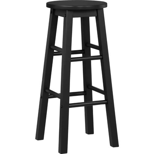 Abby 29" Bar Stool in Black Wood