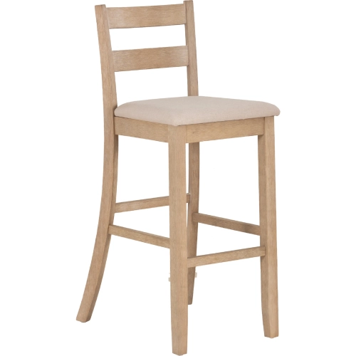 Torino Soho Bar Stool in in Grey Wash Wood