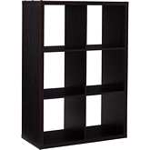 Galli 6 Cubby Storage Cabinet in Espresso
