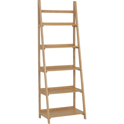 Charlotte 5 Shelf Bookcase Natural