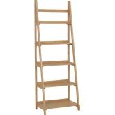 Charlotte 5 Shelf Bookcase Natural