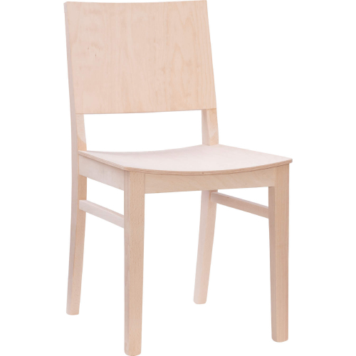Devin Dining Chair in Unfinished Wood (Set of 2)