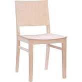 Devin Dining Chair in Unfinished Wood (Set of 2)