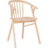 Delmot Dining Chair in Natural Finish Wood