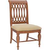 Mercer Dining Chair in Wood & Beige Leatherette (Set of 2)