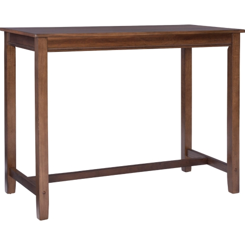 Claridge 36" Counter Height Dining Table in Rustic Brown Finish Wood