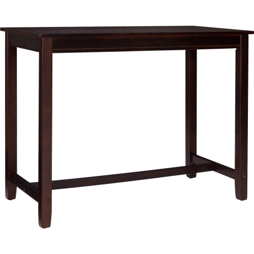 Claridge 36" Counter Height Dining Table in Walnut Finish Wood