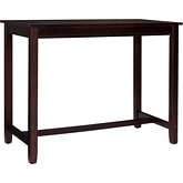 Claridge 36" Counter Height Dining Table in Walnut Finish Wood