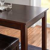 Claridge 36" Counter Height Dining Table in Brown Finish Wood