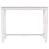 Claridge 48" Counter Dining Table in White