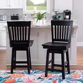 Jocasta Counter Stool in White (Set of 2)