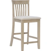 Torino Craftsman Counter Stool in in Grey Wash Wood