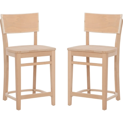Briggs Counter Stool in Unfinished (Set of 2)
