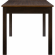 Meretta 6 Piece Counter Dining Set in Wood & Brown Fabric