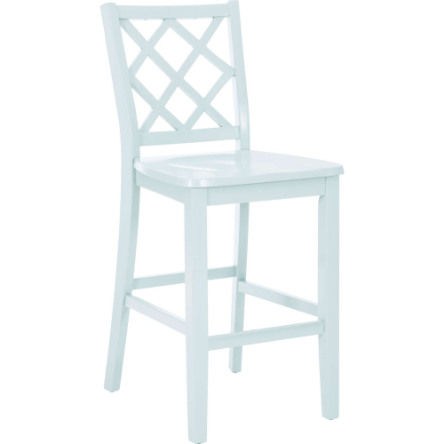 Mayfair Counter Stool in Mint Green Finish Wood