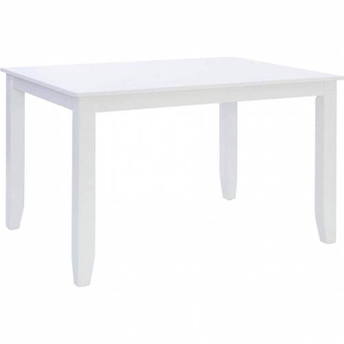 Mayfair 48" Square Dining Table in White Wood