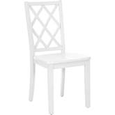 Mayfair Dining Chair in White Finish Wood
