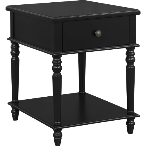 Mcghie Side Table in Black Wood