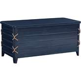 Brosnan Cedar Chest in Blue Wood & Rope