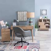 Ripples File Cabinet in Natural Finish Woodural