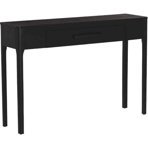 Wilcox Console Table in Black Wood