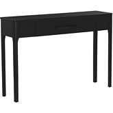 Wilcox Console Table in Black Wood