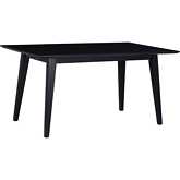 Cadence 60" Dining Table in Black Finish Wood