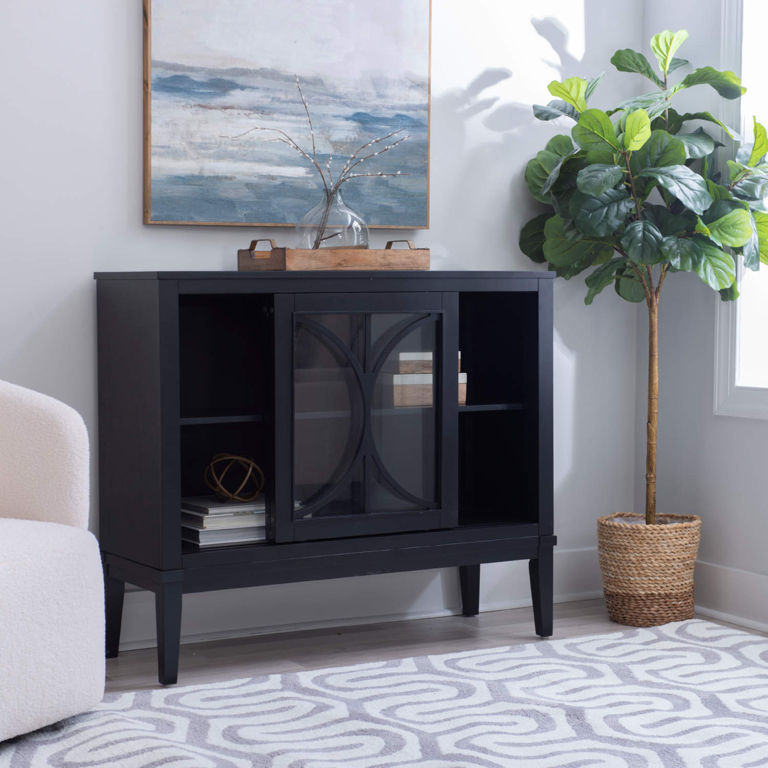 Monroe 2 Sliding Door Cabinet