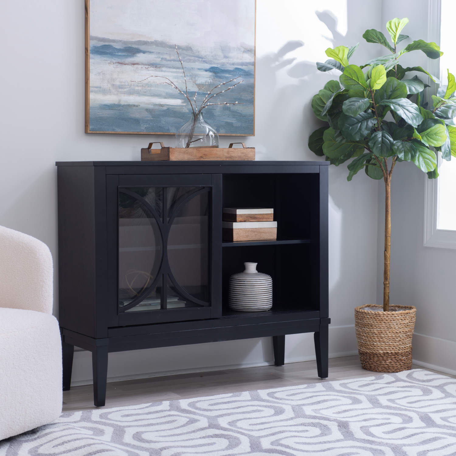 Monroe 2 Sliding Door Cabinet - Thumbnail 5