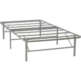 Franson Twin Folding Platform Bed Frame in Dark Pewter Metal