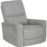 Colton Power Recliner in Grey Fabric