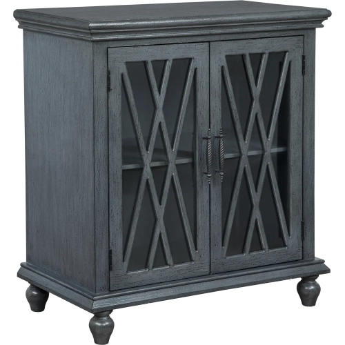 Kelcey 2 Door Cabinet in Grey Wood