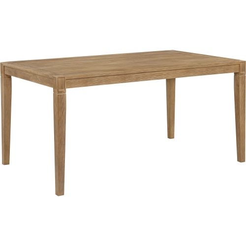 Emmy 60" Dining Table in Grey Wash Natural Wood