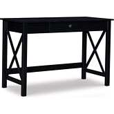 Davis Laptop Desk in Black Finish Wood