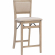 Keira Folding Counter Stool in Grey Wash & Cream Fabric