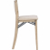 Keira Folding Counter Stool in Grey Wash & Cream Fabric
