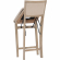 Keira Folding Counter Stool in Grey Wash & Cream Fabric