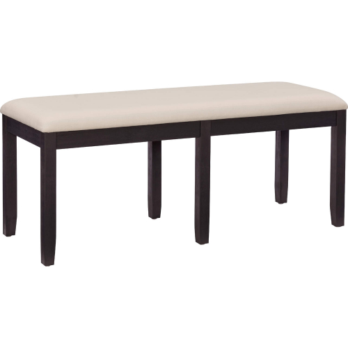 Jorissen Backless Dining Bench in Dark Charcoal