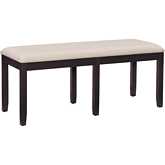 Jorissen Backless Dining Bench in Dark Charcoal