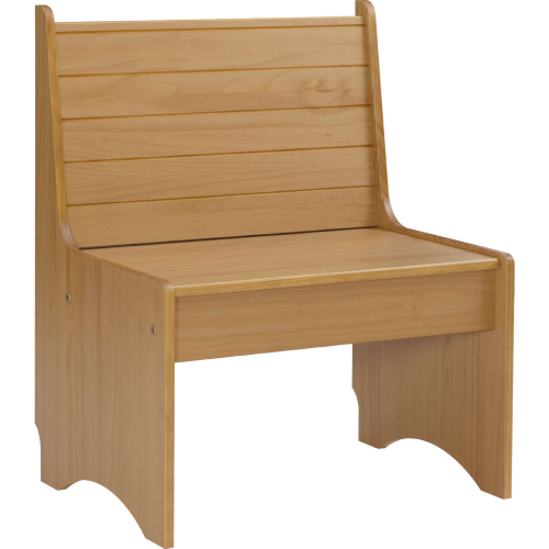 Linson 27" Dining Nook Bench in Honey Brown Finish Wood