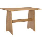 Linson 47" Dining Nook Table in Honey Brown Finish Wood