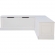 Tobin Backless Breakfast Nook Dining Bench in White