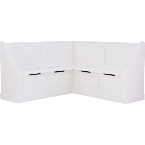 Tobin Corner Breakfast Dining Nook in White