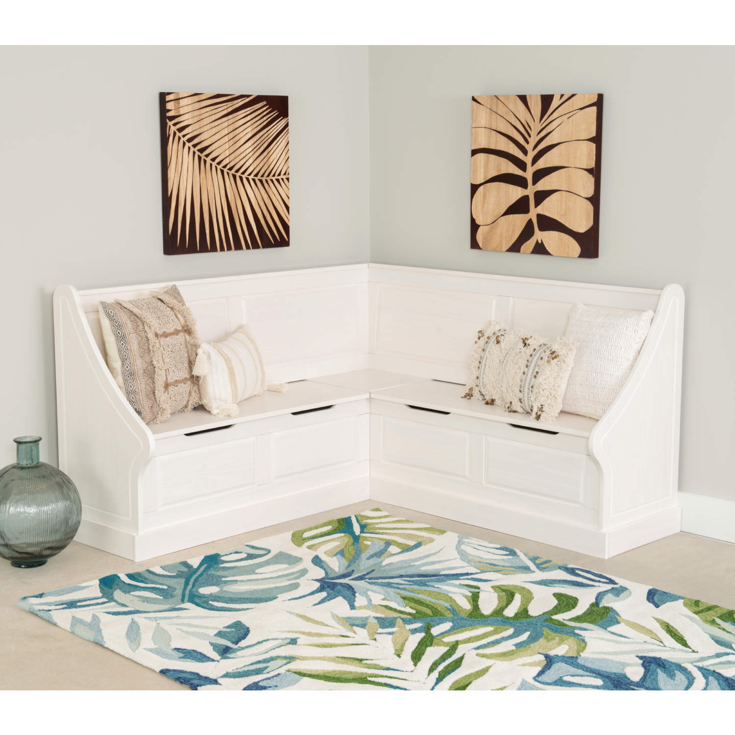 Linon Tobin Corner Breakfast Dining Nook - Thumbnail 5