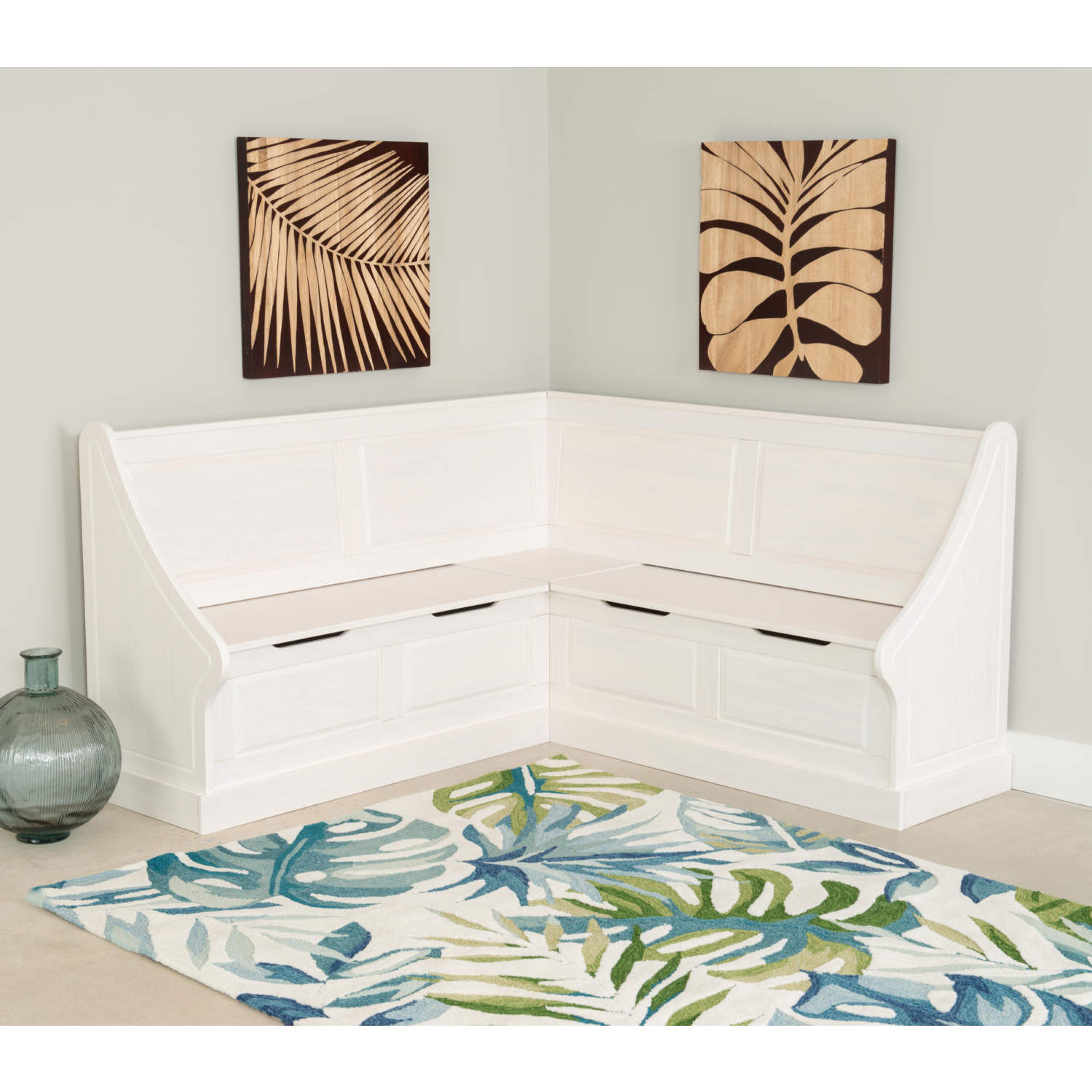 Linon Tobin Corner Breakfast Dining Nook