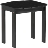 Adirondack End Table in Black Acacia Wood